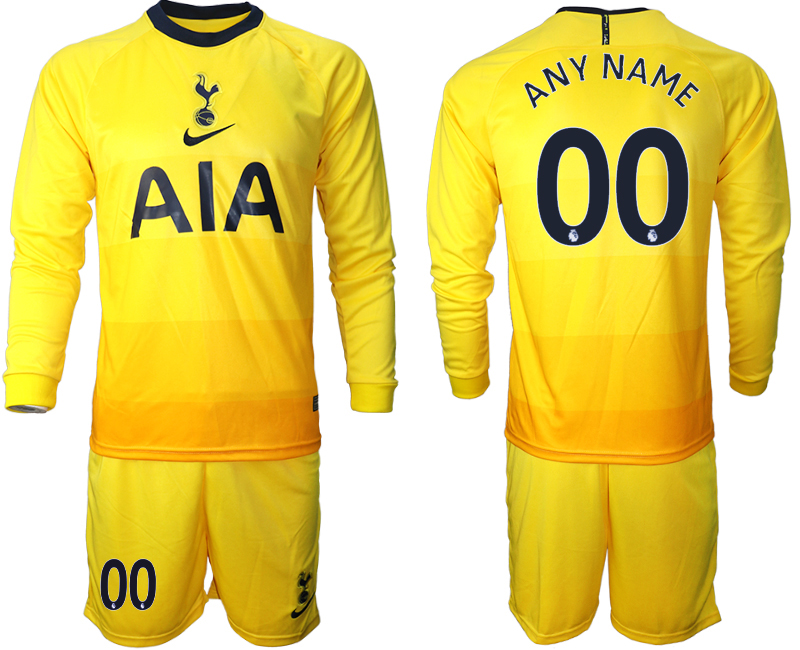 2021 Men Tottenham Hotspur away Long sleeve any name soccer jerseys